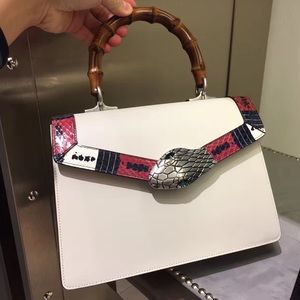 Gucci Lilith Snake Head Top Handle Bag 453751